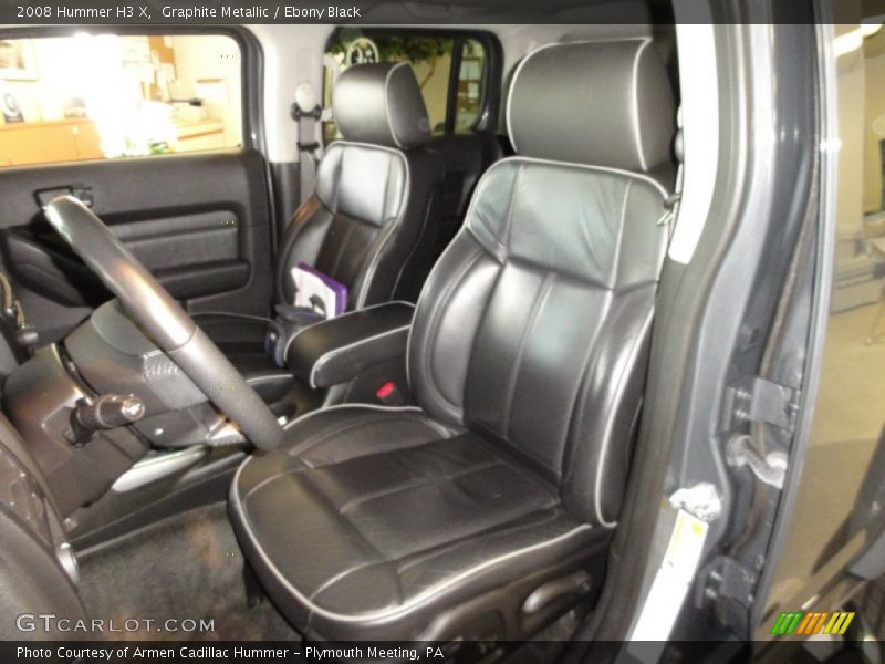 Graphite Metallic / Ebony Black 2008 Hummer H3 X