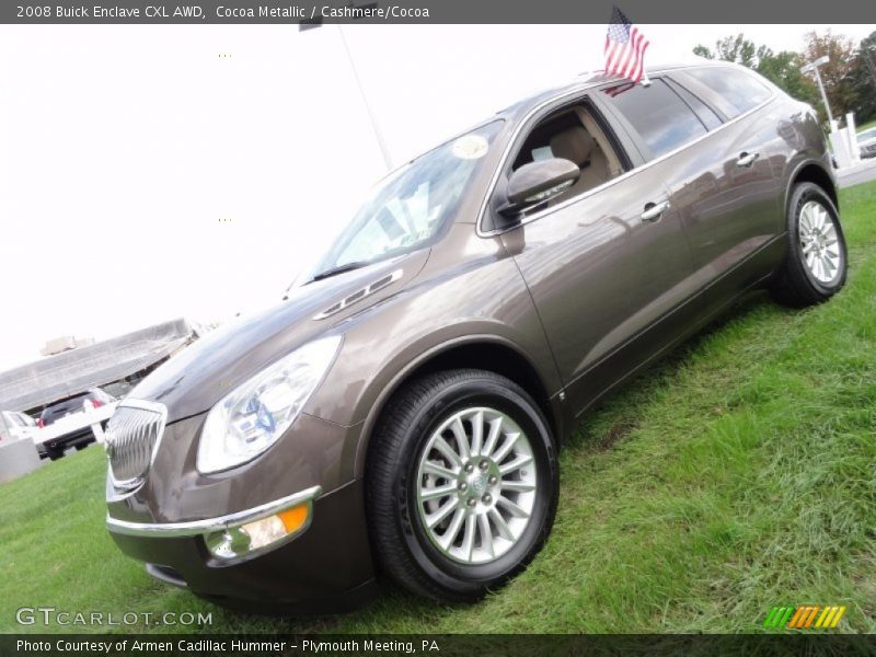 Cocoa Metallic / Cashmere/Cocoa 2008 Buick Enclave CXL AWD