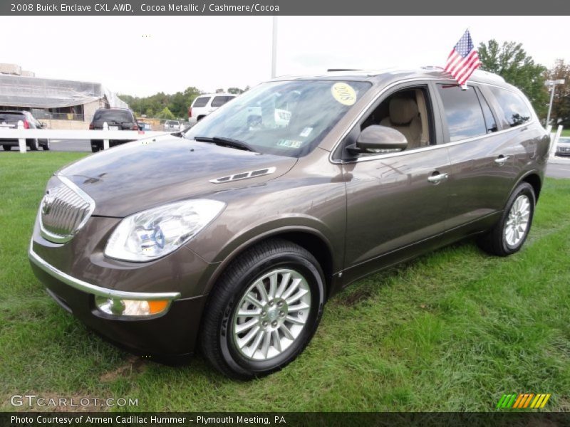 Cocoa Metallic / Cashmere/Cocoa 2008 Buick Enclave CXL AWD