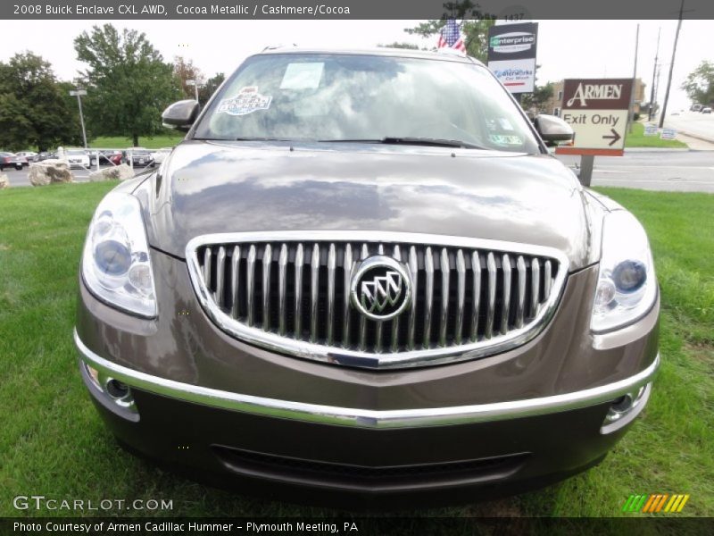 Cocoa Metallic / Cashmere/Cocoa 2008 Buick Enclave CXL AWD