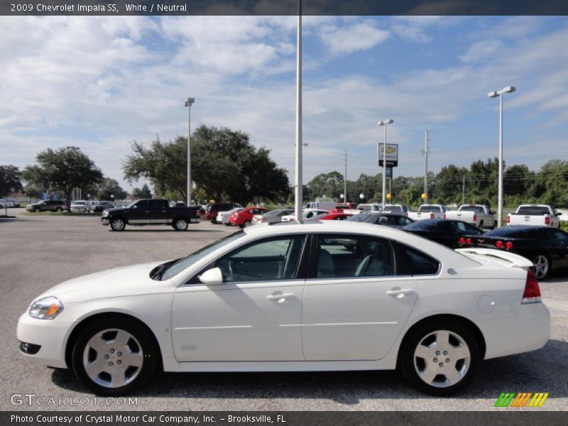 White / Neutral 2009 Chevrolet Impala SS