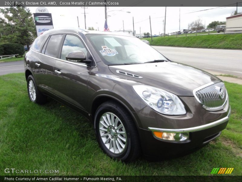 Cocoa Metallic / Cashmere/Cocoa 2008 Buick Enclave CXL AWD