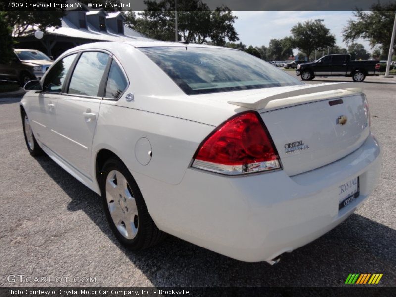 White / Neutral 2009 Chevrolet Impala SS