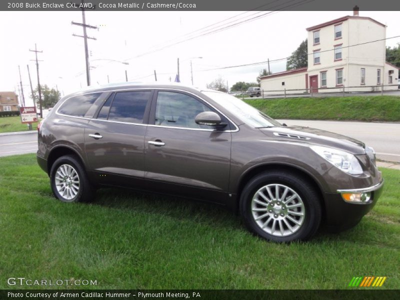 Cocoa Metallic / Cashmere/Cocoa 2008 Buick Enclave CXL AWD