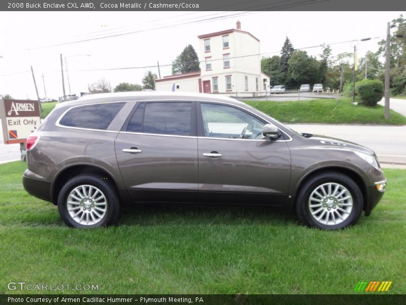 Cocoa Metallic / Cashmere/Cocoa 2008 Buick Enclave CXL AWD