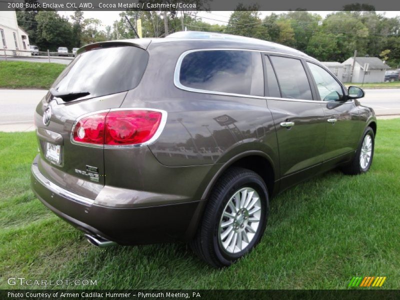 Cocoa Metallic / Cashmere/Cocoa 2008 Buick Enclave CXL AWD