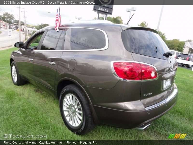 Cocoa Metallic / Cashmere/Cocoa 2008 Buick Enclave CXL AWD