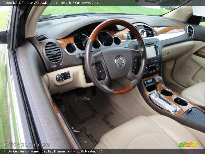Cocoa Metallic / Cashmere/Cocoa 2008 Buick Enclave CXL AWD