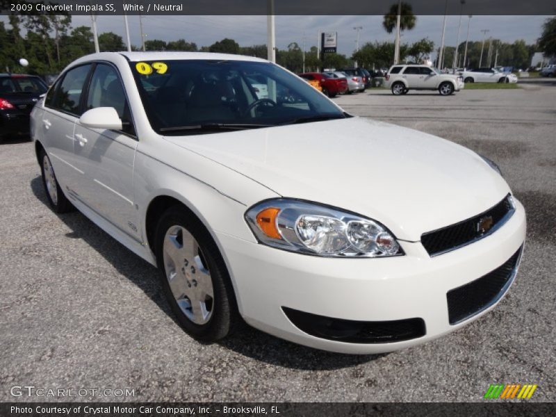 White / Neutral 2009 Chevrolet Impala SS