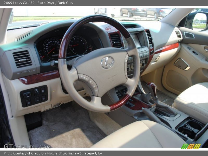 Black Onyx / Dark Gray 2009 Lexus GX 470