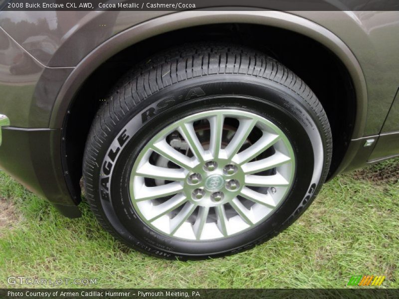 Cocoa Metallic / Cashmere/Cocoa 2008 Buick Enclave CXL AWD