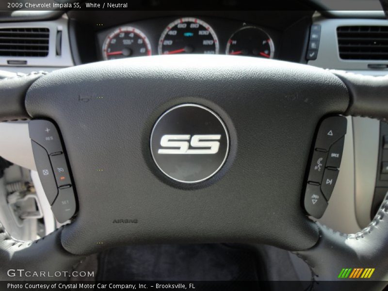 White / Neutral 2009 Chevrolet Impala SS