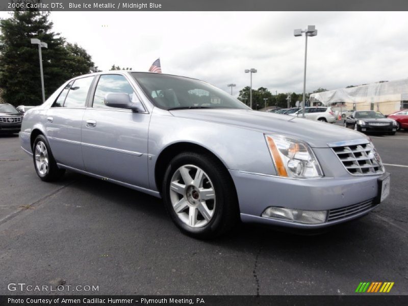Blue Ice Metallic / Midnight Blue 2006 Cadillac DTS