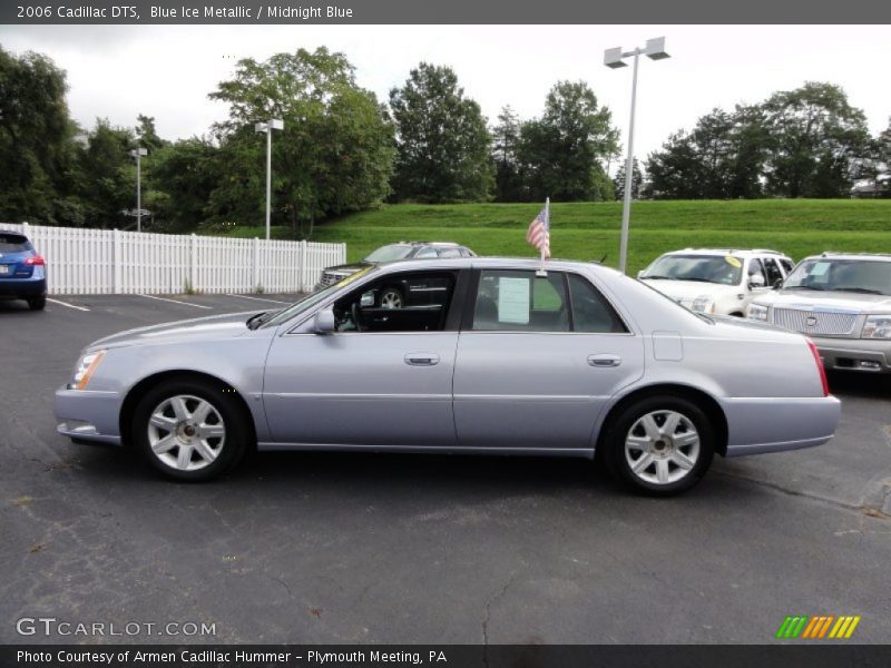 Blue Ice Metallic / Midnight Blue 2006 Cadillac DTS