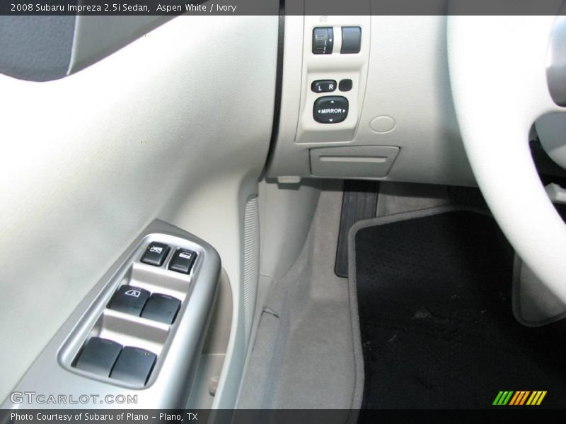 Aspen White / Ivory 2008 Subaru Impreza 2.5i Sedan