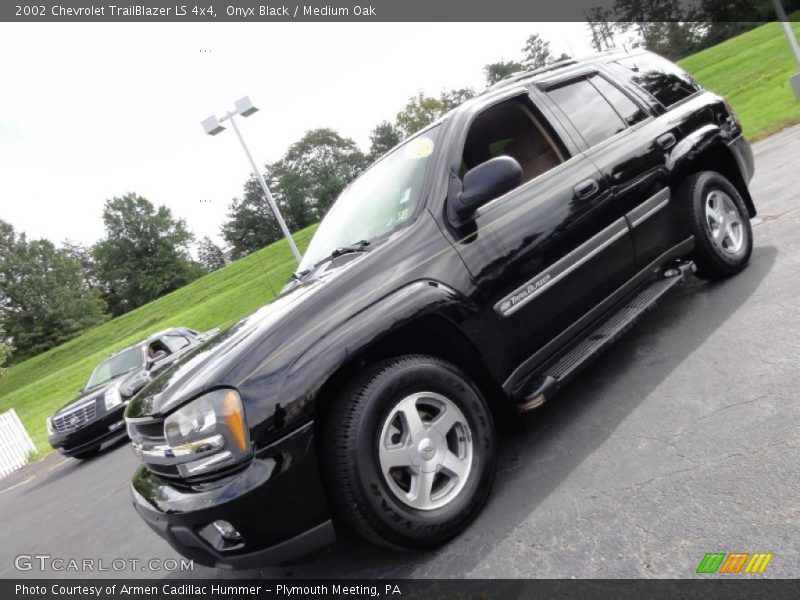 Onyx Black / Medium Oak 2002 Chevrolet TrailBlazer LS 4x4