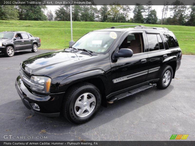 Onyx Black / Medium Oak 2002 Chevrolet TrailBlazer LS 4x4