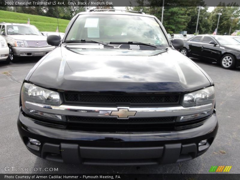 Onyx Black / Medium Oak 2002 Chevrolet TrailBlazer LS 4x4