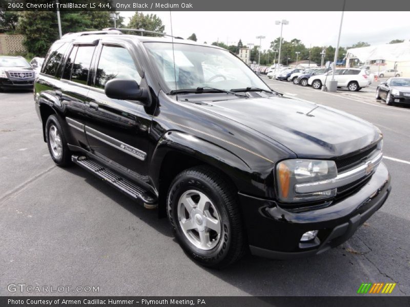 Onyx Black / Medium Oak 2002 Chevrolet TrailBlazer LS 4x4