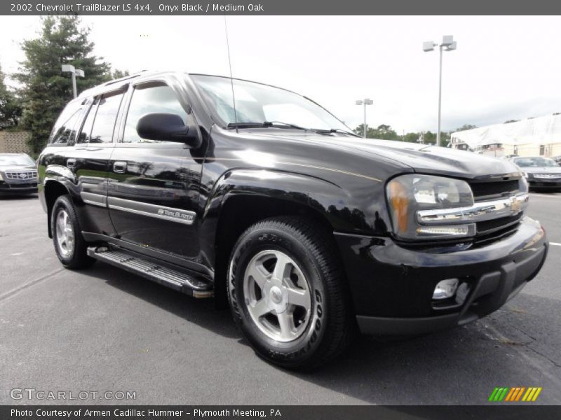Onyx Black / Medium Oak 2002 Chevrolet TrailBlazer LS 4x4