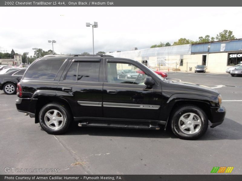Onyx Black / Medium Oak 2002 Chevrolet TrailBlazer LS 4x4