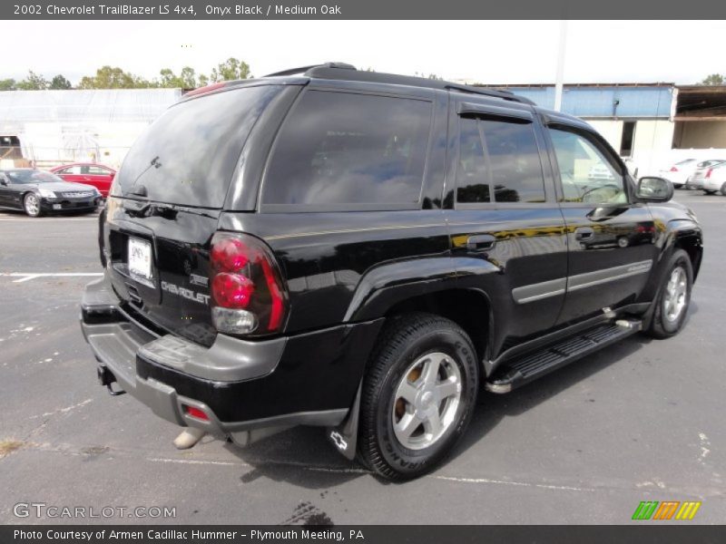 Onyx Black / Medium Oak 2002 Chevrolet TrailBlazer LS 4x4