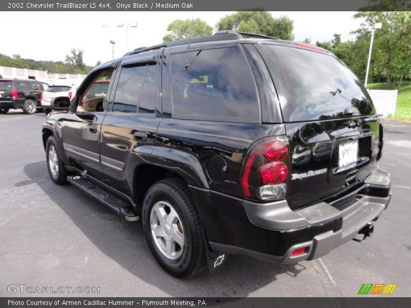 Onyx Black / Medium Oak 2002 Chevrolet TrailBlazer LS 4x4