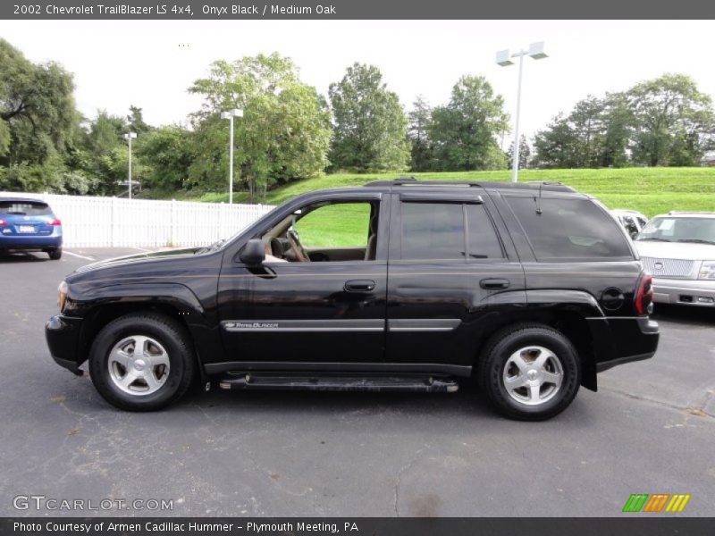 Onyx Black / Medium Oak 2002 Chevrolet TrailBlazer LS 4x4