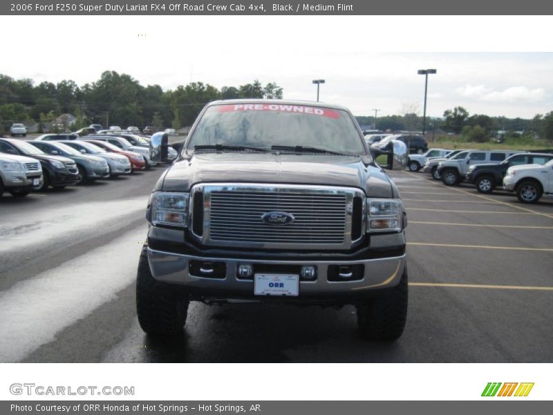 Black / Medium Flint 2006 Ford F250 Super Duty Lariat FX4 Off Road Crew Cab 4x4