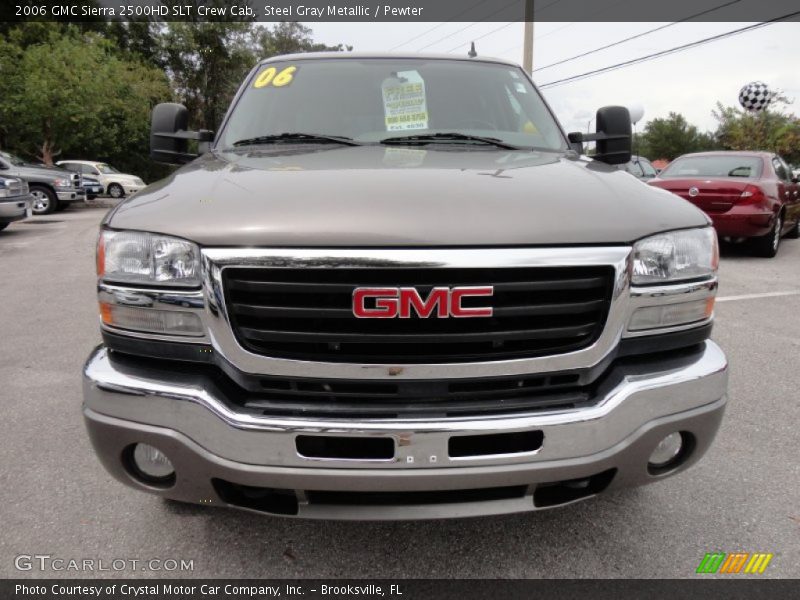Steel Gray Metallic / Pewter 2006 GMC Sierra 2500HD SLT Crew Cab