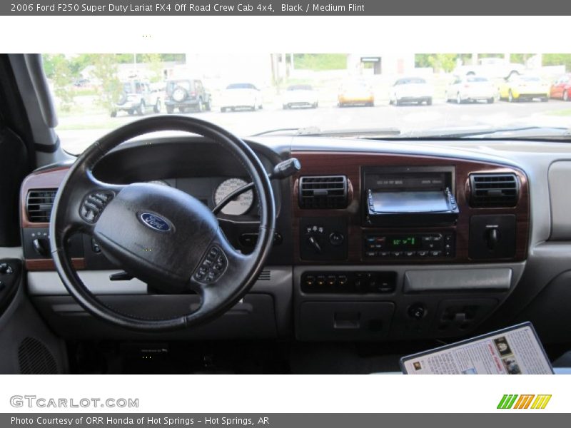 Black / Medium Flint 2006 Ford F250 Super Duty Lariat FX4 Off Road Crew Cab 4x4