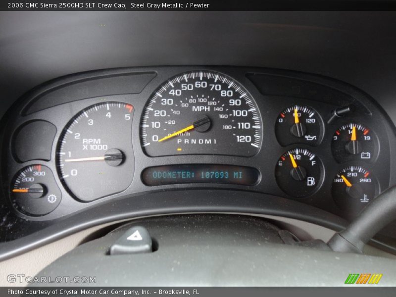  2006 Sierra 2500HD SLT Crew Cab SLT Crew Cab Gauges