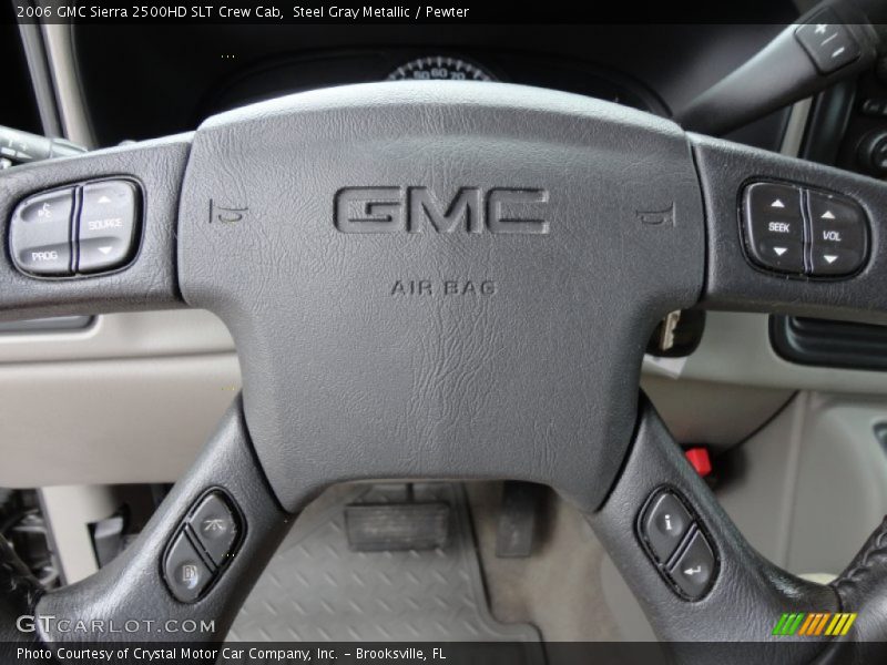 Steel Gray Metallic / Pewter 2006 GMC Sierra 2500HD SLT Crew Cab