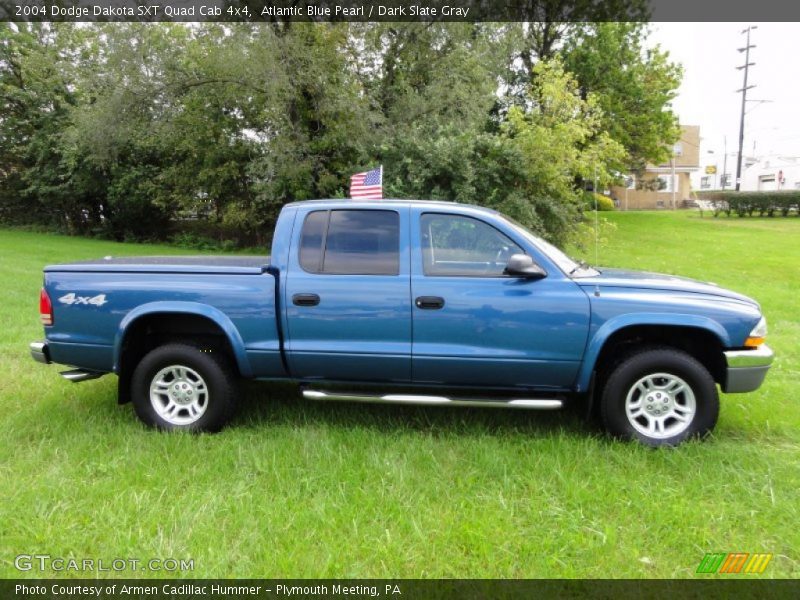  2004 Dakota SXT Quad Cab 4x4 Atlantic Blue Pearl