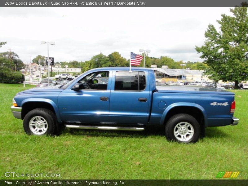  2004 Dakota SXT Quad Cab 4x4 Atlantic Blue Pearl