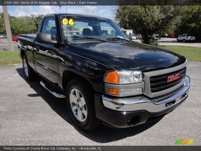 Onyx Black / Dark Pewter 2006 GMC Sierra 1500 Regular Cab