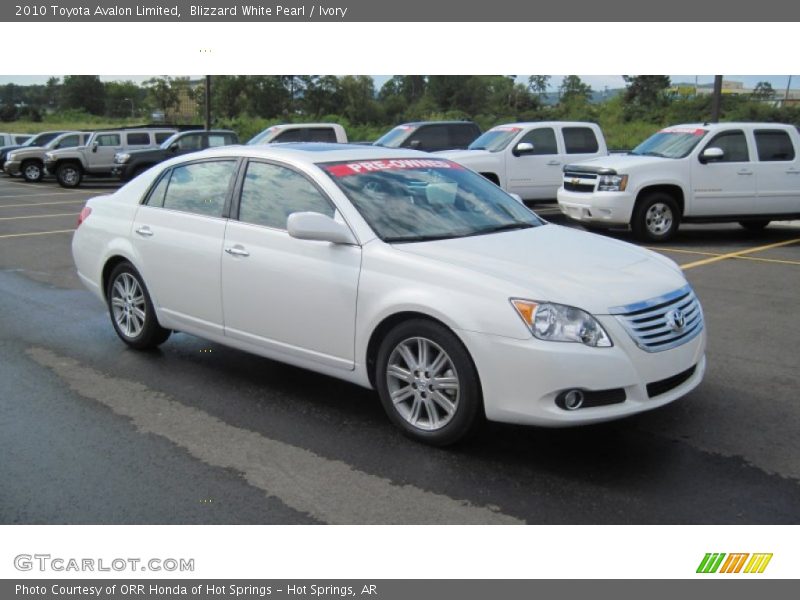 Blizzard White Pearl / Ivory 2010 Toyota Avalon Limited