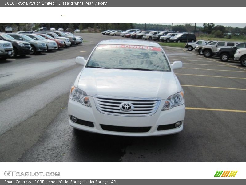 Blizzard White Pearl / Ivory 2010 Toyota Avalon Limited