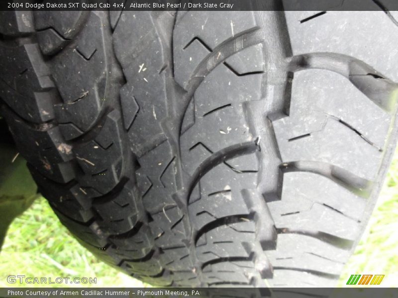 Atlantic Blue Pearl / Dark Slate Gray 2004 Dodge Dakota SXT Quad Cab 4x4