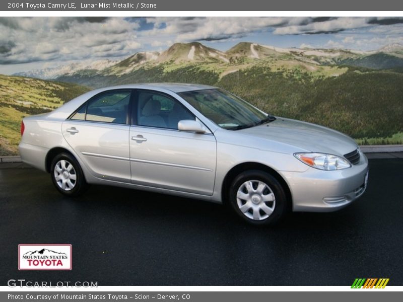 Lunar Mist Metallic / Stone 2004 Toyota Camry LE