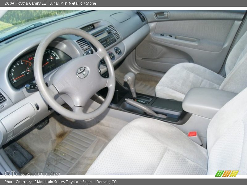 Lunar Mist Metallic / Stone 2004 Toyota Camry LE