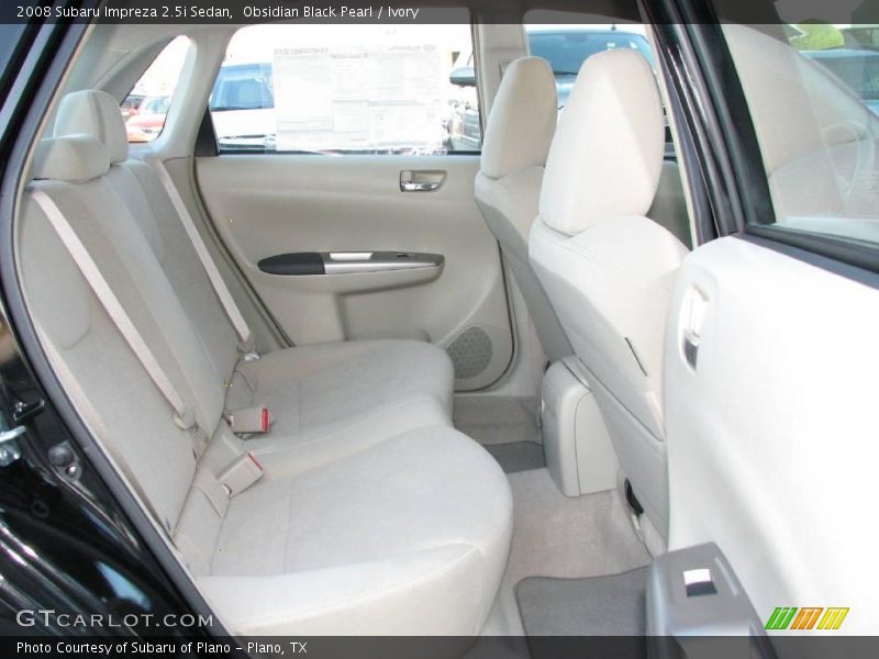 Obsidian Black Pearl / Ivory 2008 Subaru Impreza 2.5i Sedan
