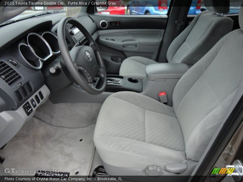 Front Seat of 2011 Tacoma Double Cab