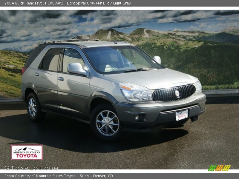 Light Spiral Gray Metallic / Light Gray 2004 Buick Rendezvous CXL AWD