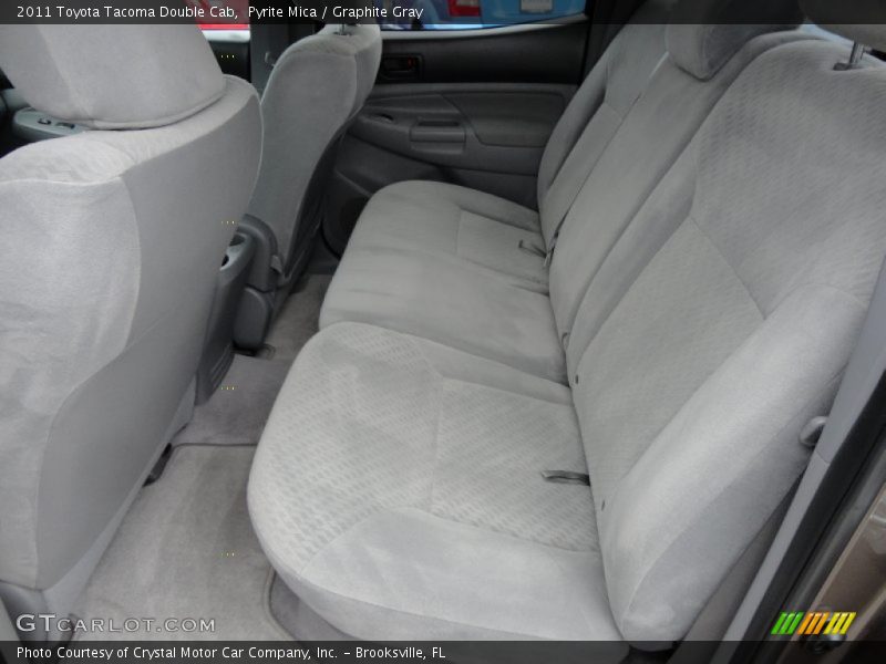 Rear Seat of 2011 Tacoma Double Cab