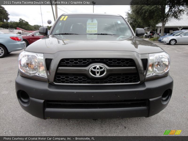 Pyrite Mica / Graphite Gray 2011 Toyota Tacoma Double Cab
