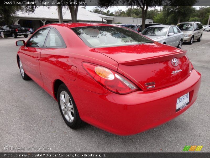 Absolutely Red / Ivory 2005 Toyota Solara SE Coupe