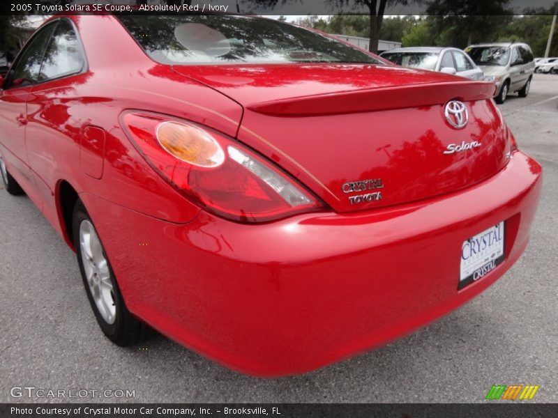 Absolutely Red / Ivory 2005 Toyota Solara SE Coupe