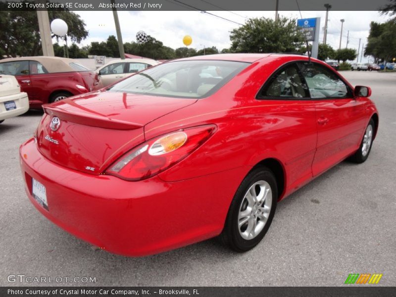 Absolutely Red / Ivory 2005 Toyota Solara SE Coupe