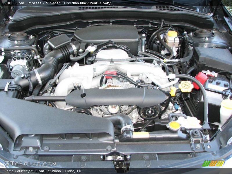 Obsidian Black Pearl / Ivory 2008 Subaru Impreza 2.5i Sedan